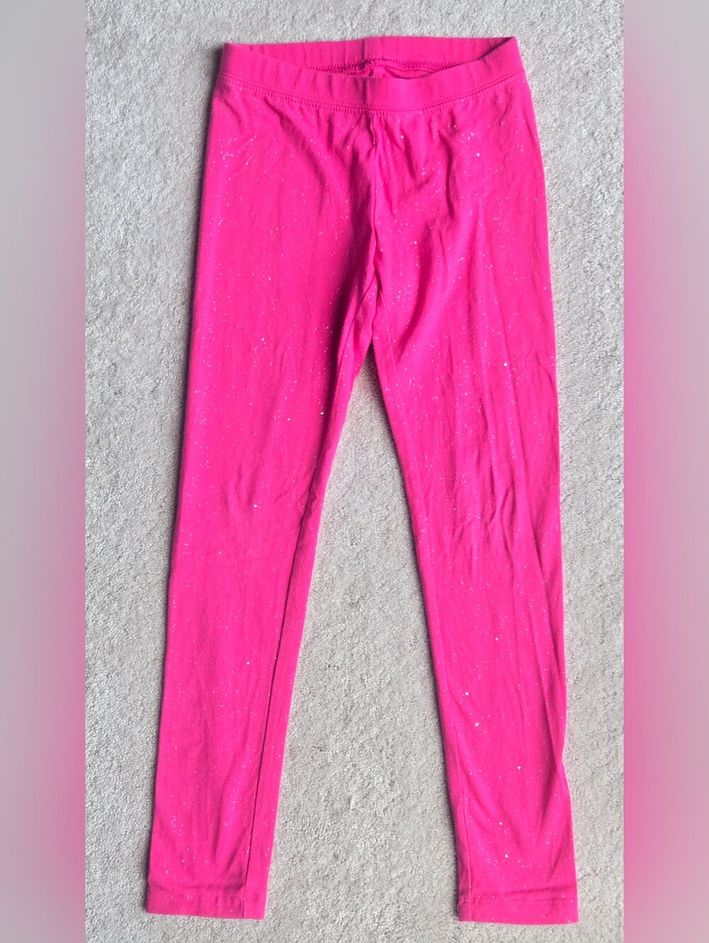 Cat & Jack Sparkle Pink Girls' Leggings